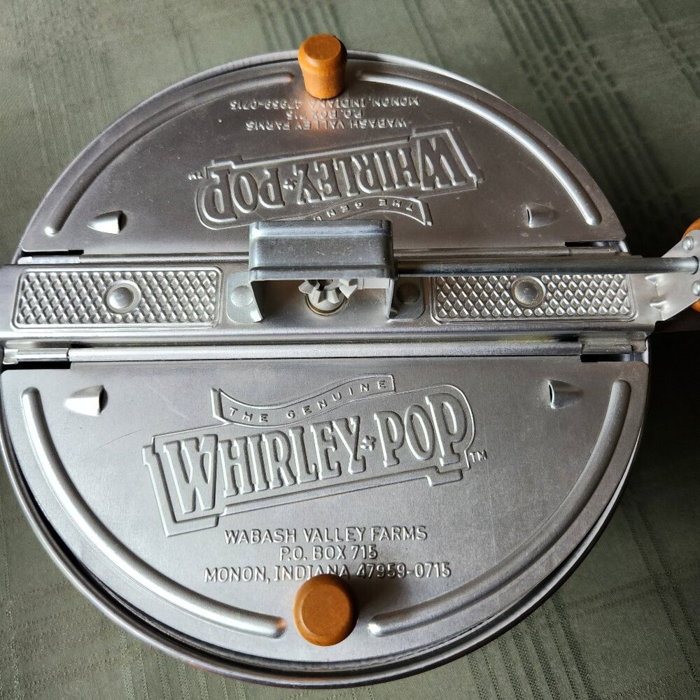 Vintage "Whirley Pop" Popcorn Maker- Aluminum Stovetop Popper
